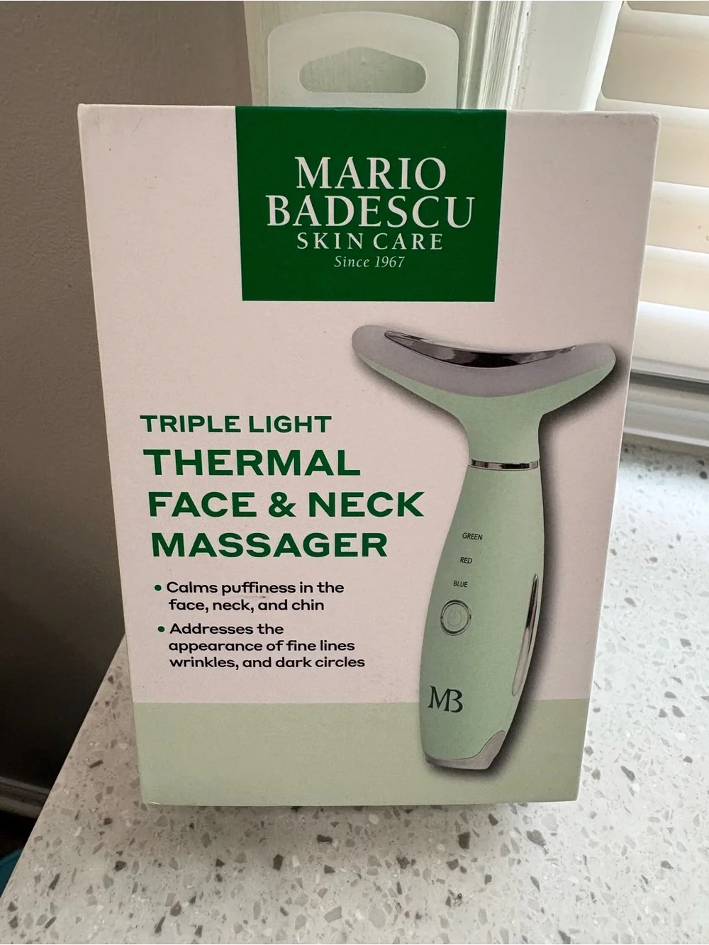 NEW Mario Badescu Triple Light Thermal Face & Neck Massager - Picture 4 of 4